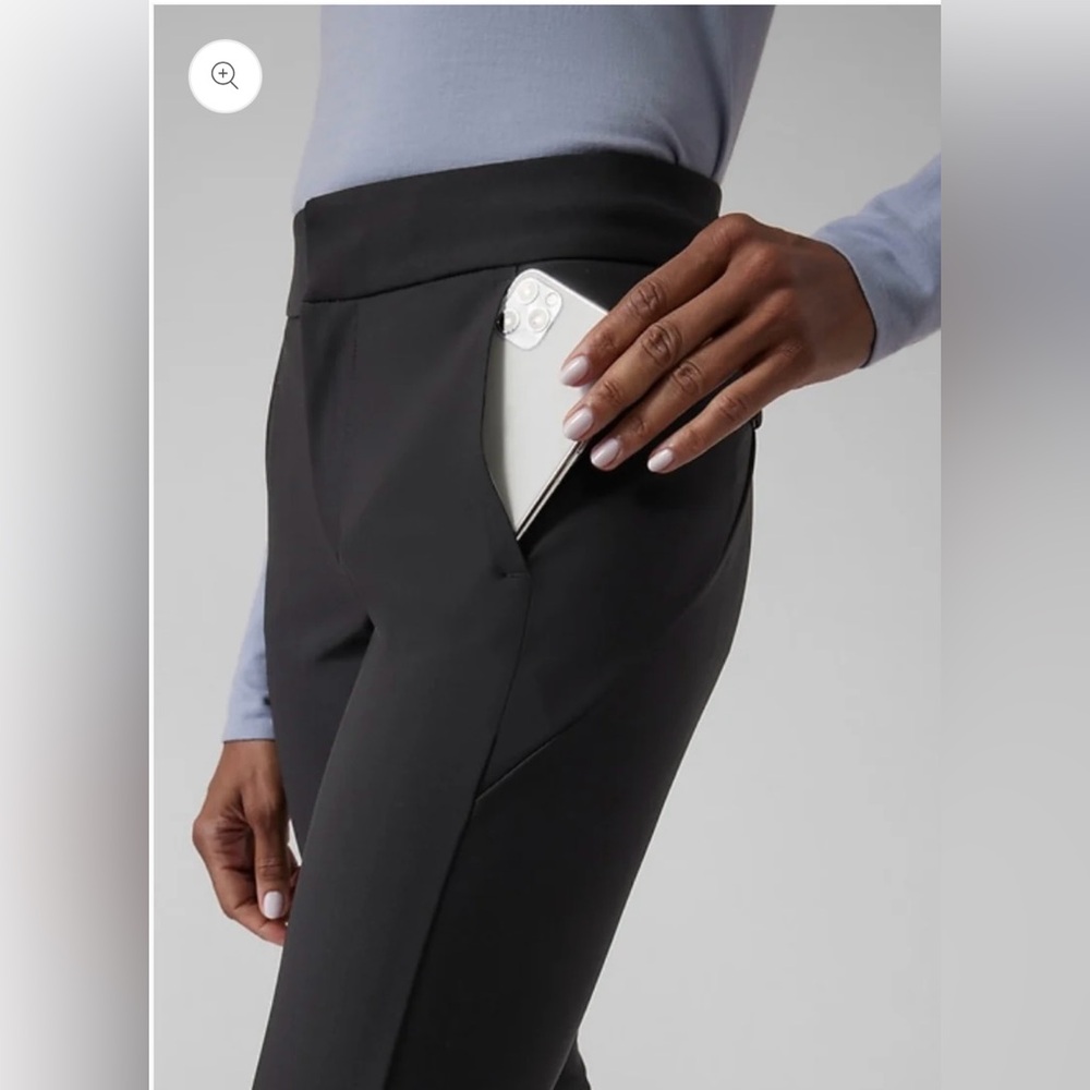 NWT Athleta Stellar Flare Trouser Black, size 2, $148